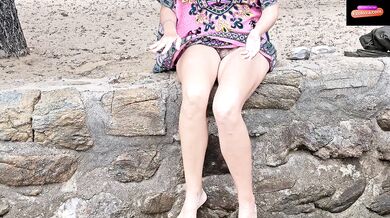 Resort Bungalows PUBLIC Flashing n PEE # Evolova sex toy