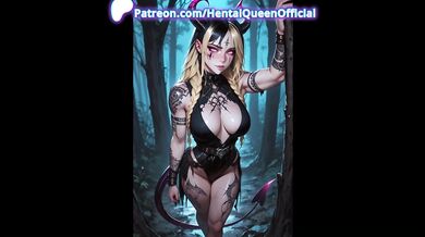 GOTH MILF SLIPS IN CREAMY CREAMPIE