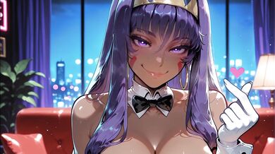 Nitocris is your bunny goddess for the night and edges you NON STOP and then makes you cum over and over [Feet, Squirting, Femdom, Edging, Torture]