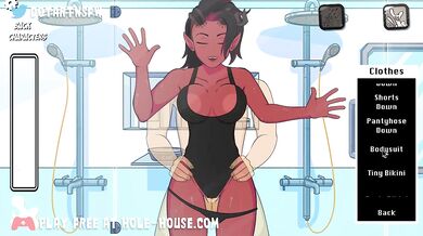Karlach Shower Against The Glass Big Tits Moaning [Baldurs Gate] Creampie Compilation - Hole House Game