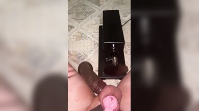 locked up, teasing myself… my balls didn’t know what hit them