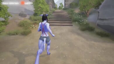 Troll's dick is much bigger so she sat on it with her ass