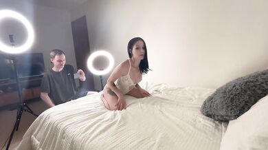 Curious Lesbian Girl Tries Dick for the First Time