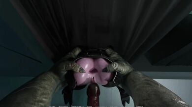 The mutant's huge dick pokes into the unknown and suddenly her tight ass appears there. 3D Hentai Game Animation