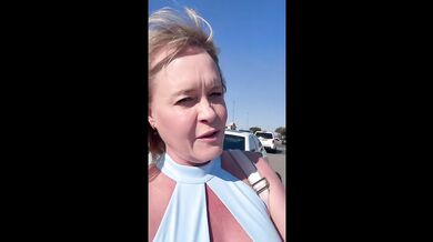 Masturbating While Shopping, Doctor's Office No Panties and Braless Pissing