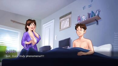 Debbie Stepmom Shares Bed - Summertime Saga Update