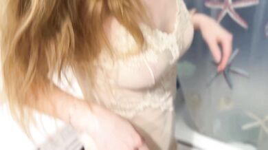My Stepmom Squeezes Cum Out of My Cock While My Dad Is at Work