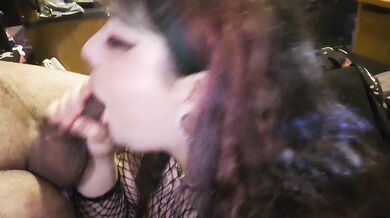 BBW Baddie Looks Cute For The Cam While Sucking Thick BBC 4k 7edit