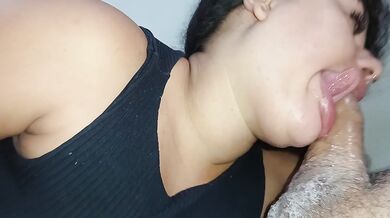 Best tongue in porn, imagine how much pleasure it must provide for the guy‍
