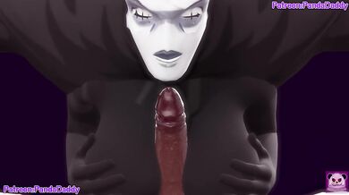 jujutsu kaisen bunny suit 3D hentai Animation - big tits JudgeMan Bunny Suit Blow Job for her boss hentai by PandaDaddy