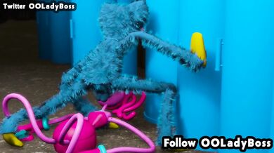 MM Long Legs and Huggy Wuggy from Poppy Playtime Hentai Anime by ooladyboss