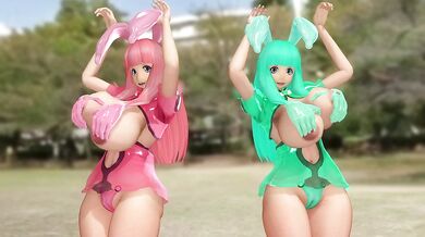 3D Hentai MMD: 千変の刺客メローナ-ダーリンダンス PLAY: tinyurl. com/hentgame