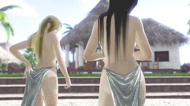Dead or Alive Xtreme Venus Vacation Yukino Kokoro and Helena Soiree Dress Nude Mod Fanservice Appreciatio