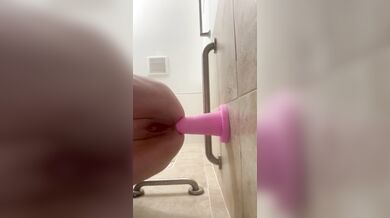 Big pink cone on the wall