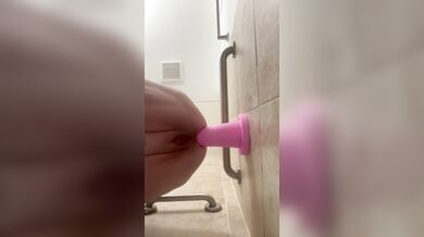 Big pink cone on the wall