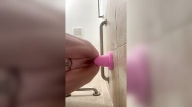 Big pink cone on the wall