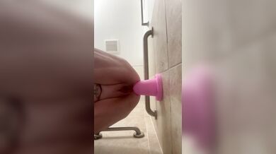 Big pink cone on the wall