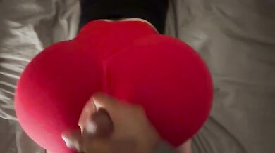 Big cum on my legging after workout