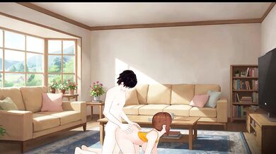 Cartoon game blurts furious throat play