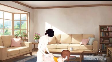 Cartoon game blurts furious throat play