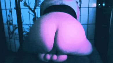 Anal Dildo Ride - Big Butt Goth Girl