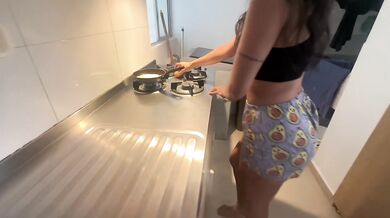 POV: breakfast with my hot Latina wife