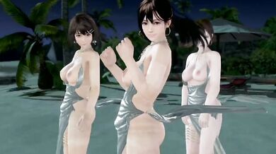 Dead or Alive Xtreme Venus Vacation Honoka Luna and Tsukushi Soiree Dress Nude Mod Fanservice Appreciation