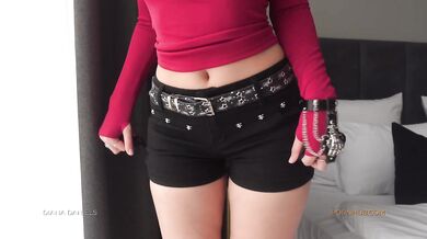 Hot big tits goth babe was really horny, so she had sex and got fucked like a good cumslut