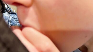 Almost Caught Fucking Her Big Juicy Ass in Public Fitting Room 4K