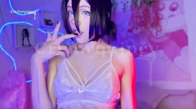 Reze Cosplay masturbating Chainsaw Man