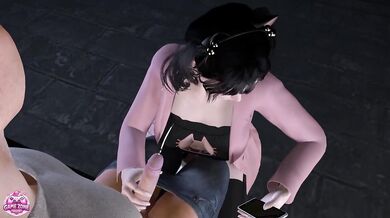 EP.1 Mion's【Hentai 3D Game Scene】Having Sex in The Park - Female Anchor Next Door
