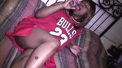 18 teen year old Kenya Jones first time on camera