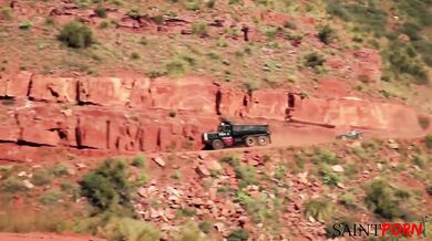 Jayme Janes Heats Up The Desert With Sex And Cum Swallowing