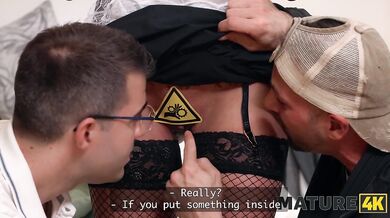 MATURE4K. Milf Fembot with Big Ass Fucks Until She Out of Order