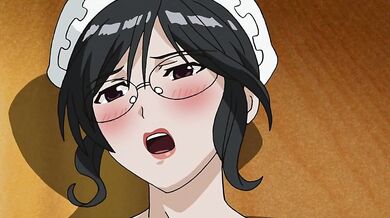 A Maid with Huge Tits and Glasses Likes to Get Cum in the Missionary Position