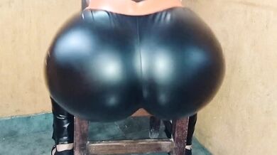 big-bootied woman with a rich, bouncy backside. 2