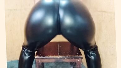 big-bootied woman with a rich, bouncy backside. 2