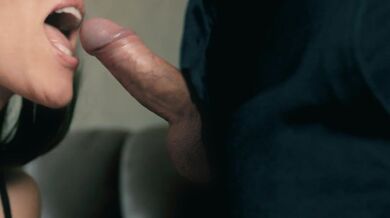 On my face or in my mouth? An intimate evening in the bedroom ended with a huge load of sperm
