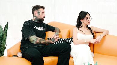 She Does the Splits and Gets Fucked from Behind!