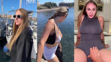 Clear Skys Blue Water With The Perfect Babe Angel Youngs