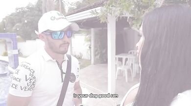A group of men want to fuck a big-assed, black-haired Latina, but only her best friend can do it.