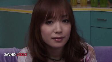 Naughty Japanese teen Ayaka Fujikita pleasures her self thoroughly