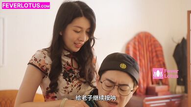 Tall Taiwanese Beauty in Traditional Hanfu – Rope-Bound Fuck & Cumshot