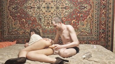 Sasha Earth fuck anal huge dildo Anastasia Mistress homemade amateur