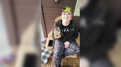 Stealthy piss drinking in public