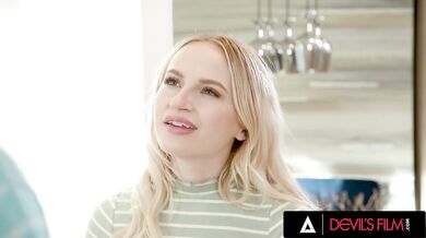 DEVILS FILM - Cute Blonde Babysitter Gets Banged By Her Boss