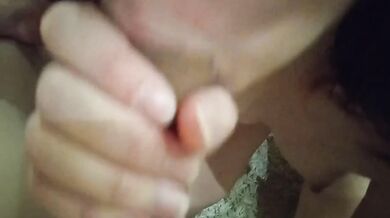 DATEZONE - Amateur girl with glasses gives POV blowjob