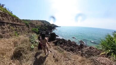 I met a local girl on vacation and fucked her several times