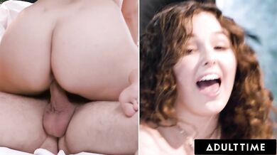 ADULT TIME - Gorgeous PAWG Leana Lovings BEGS For Passionate Deep Penetration During Romantic Sex