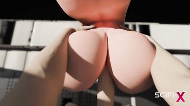 Nexus-3 Orbit Seduction — What will happen when his dick is in her ass and pussy?